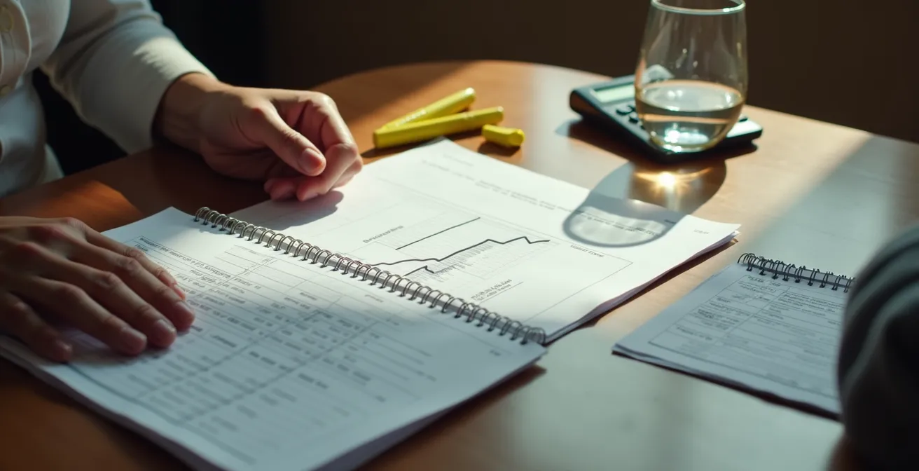 Analyse comparative de factures d'eau sur plusieurs années pour démontrer une surconsommation anormale