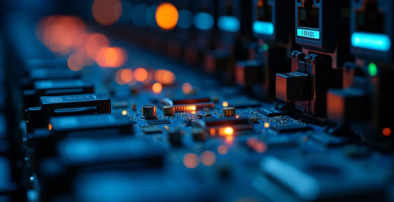 Infrastructure informatique avec serveurs et visualisation de licences cloud