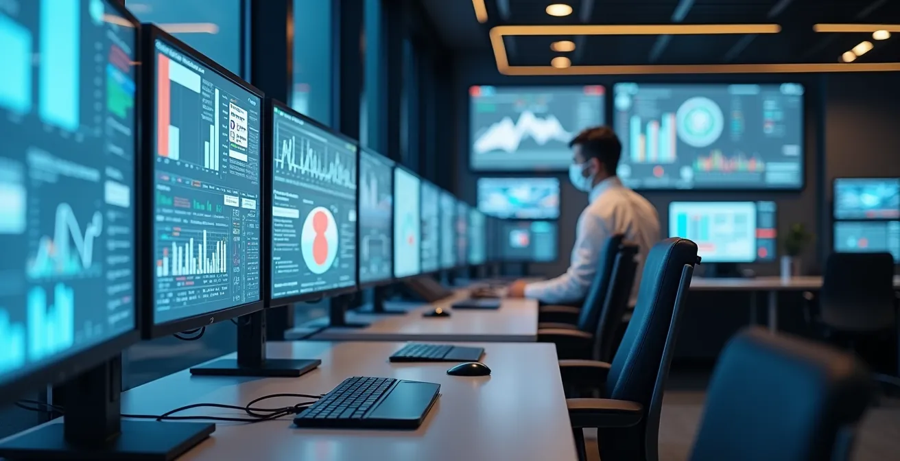 Centre de monitoring de l'e-réputation dans une entreprise moderne